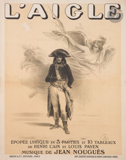  Auguste RAFFET (1804-1860) Napoléon en Égypte, 1835. (Avant la lettre). Lithographie....