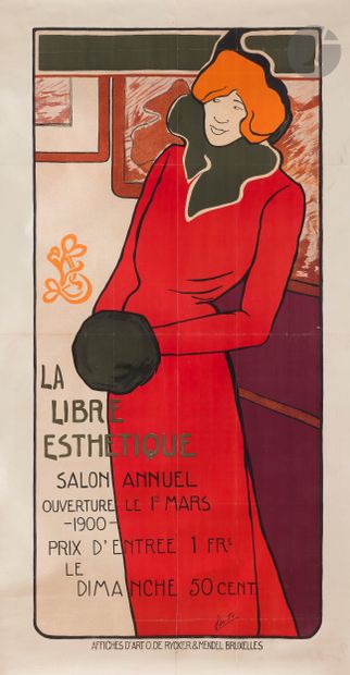 Léo JO (1870-1962)
Salon de la Libre Esthétique,...