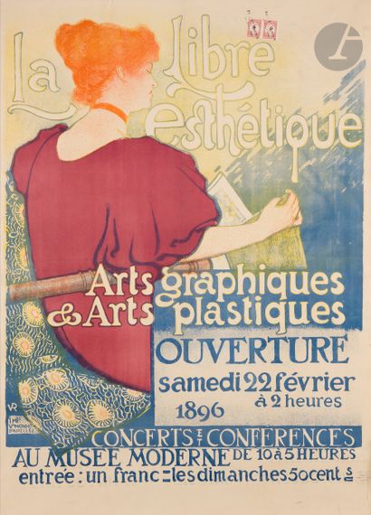 null Théo VAN RYSSELBERGHE (1862-1926)
Salon de la Libre Esthétique, 1896
Chromolithographie....