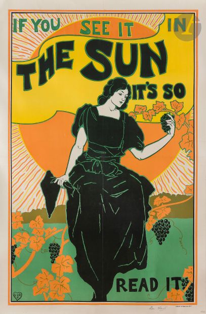 Louis John RHEAD (1857-1926)
The Sun, 1895
Chromolithographie....