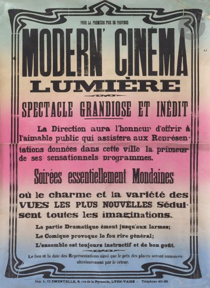 null 
ANONYME



Pour la première fois en province Modern cinéma Lumière



Typographie...