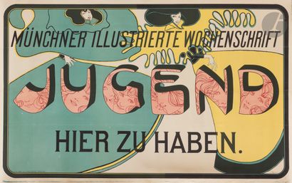 null Josef Rudolf WITZEL (1867-1924)
Jugend
Chromolithographie. Entoilée.
Lith. Anst....