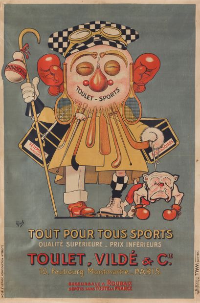 null Jean Marie Michel LIEBEAUX, dit MICH (1881-1923)
Tous pour tous sports / Toulet,...