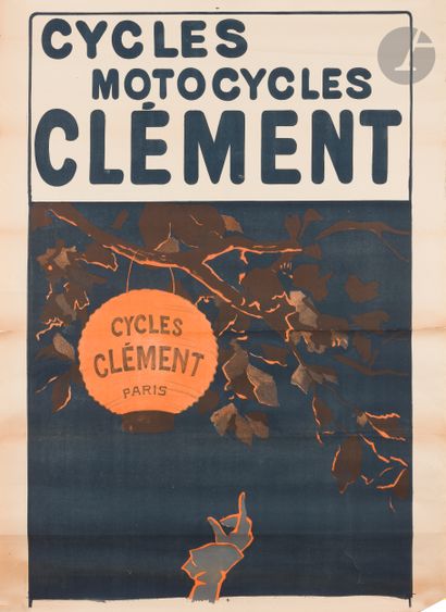 null Ferdinand Mifliez, dit MISTI (1865-1923)
Cycles motocycles Clément, vers 1898
Chromolithographie...