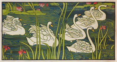 Louis John RHEAD (1857-1926) Panneau décoratif...