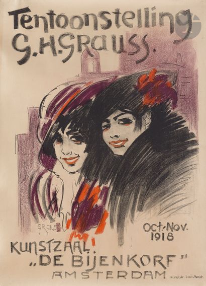 null Gerhard Hendrik GRAUSS (1882-1929)
Tentoonstelling G.H. Grauss à la Kunstzaal...