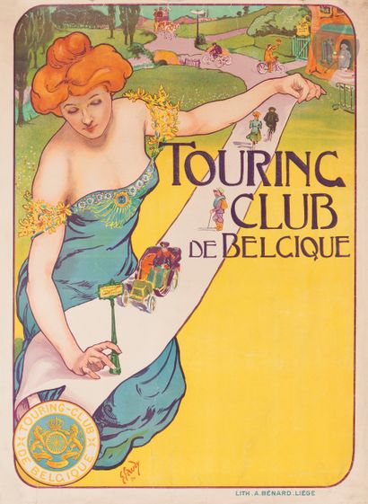 null Georges GAUDY (1872-1940)
Touring club de Belgique, 1901
Chromolithographie....