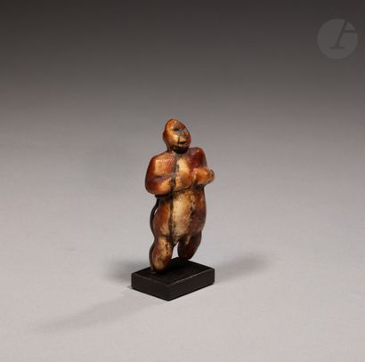 Small male figurine, probably a shaman's...