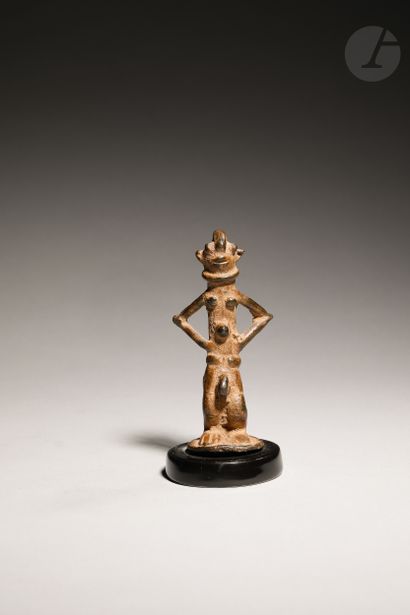 Ancient and rare figurine of a male character...