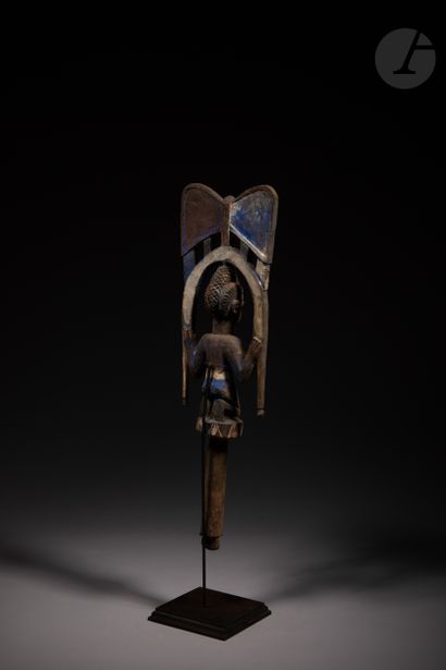 null Beautiful oshe shango scepter, named after the god of lightning and thunder,...