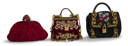 Dolce & Gabbana. Lot de 3 petits sacs, l'un...