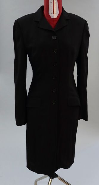 null Dolce & Gabbana et Longchamp. Lot de 4 pièces : 1 veste zippée en lainage noir...