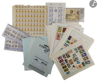 null Two boxes mainly France period 1980 to 2010 more various related to philatelic...