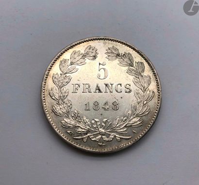 null Louis-Philippe (1830-1848)

5 francs, 1848 Paris.

TTB à Superbe.