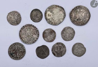 null Lot of 29 French and foreign coins (Belgium, Spanish Netherlands etc.) from...