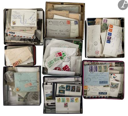 null In a box and three boxes containing France DOM-TOM and miscellaneous.



We...