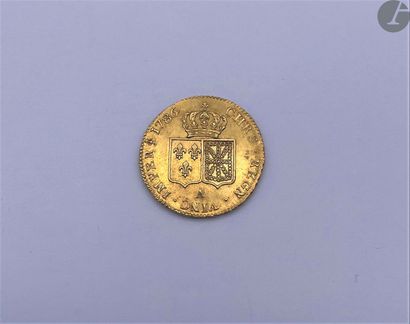 null Louis XVI (1774-1793)

Double Louis au buste nu, 1786 Paris.

Fr 474.

TTB à...