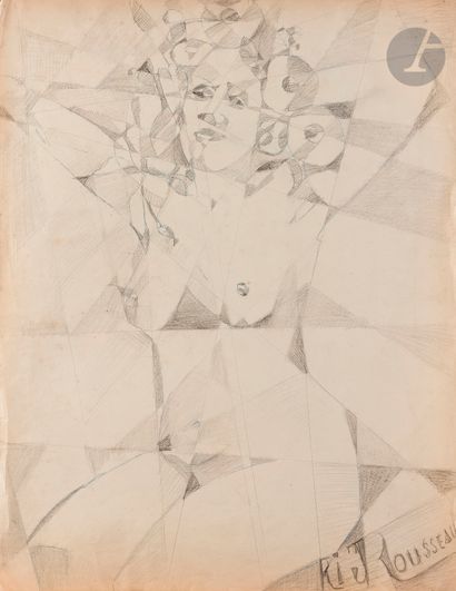 Jeanne RIJ-ROUSSEAU (1870-1956)
Nu féminin
Crayon...