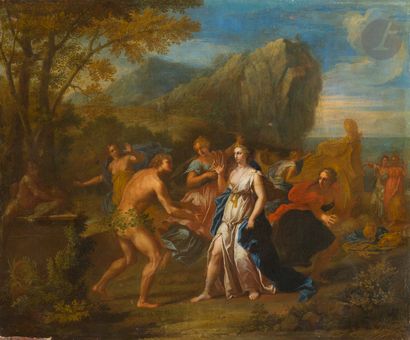 null Attributed to Victor Honoré JANSSENS (1658 - 1736)
Ulysses and Nausicaa 
Canvas...