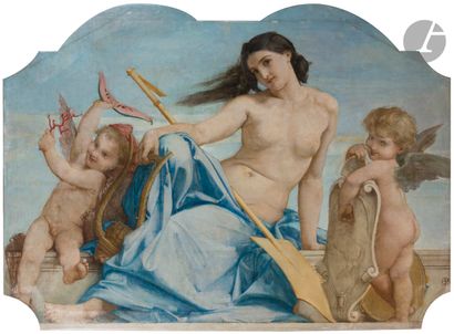 null Paul BAUDRY (La Roche-sur-Yon 1828 - Paris 1886)
Allegory of Florence, Allegory...