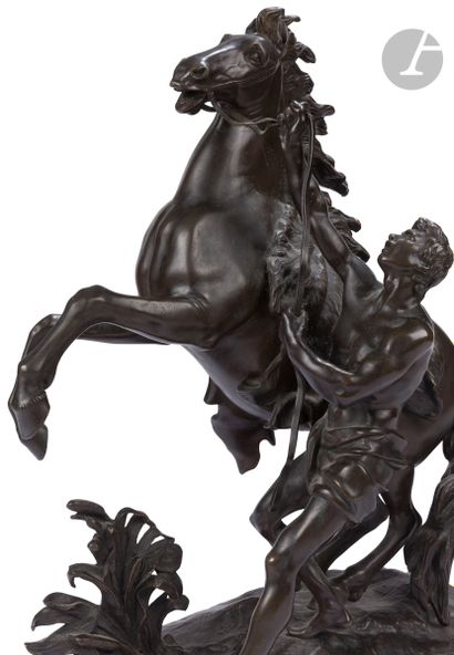 null École française du XIXe siècle, 
d’après Guillaume Coustou (1677-1746)
Cheval...