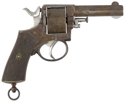 null British Constabulary Revolver, six-shot, 450 caliber.{CR}Round barrel, rifled,...