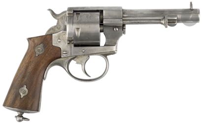 null Revolver Lefaucheux 1870 of navy, civil manufacture, six shots, gauge 11 mm{CR}Ribbed...