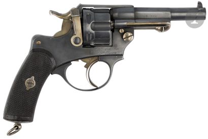  Rare revolver d’officier de marine modèle 1874 M S1885, six coups, calibre 12 mm...
