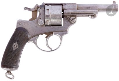  Revolver d’ordonnance modèle 1873 S-1879, six coups, calibre 11-73 mm. {CR}Canon...