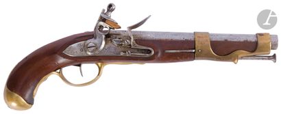  Pistolet d’arçon à silex modèle 1763-66...