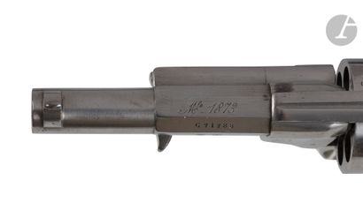  Revolver of ordinance model 1873 S-1878, 6 shots, gauge 11mm / 73. {CR}Ribbed barrel,...