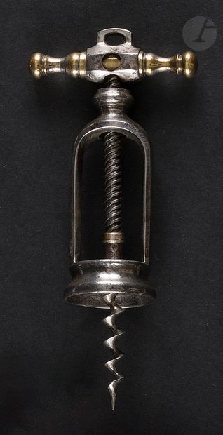 null PEARL

Nickel-plated metal corkscrew with ring. Model " BAGUE ".

Marked " JP...