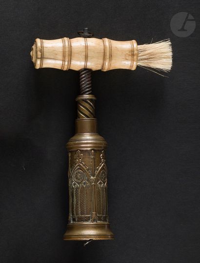 EDWARD THOMASON (1769-1849) Brass corkscrew...