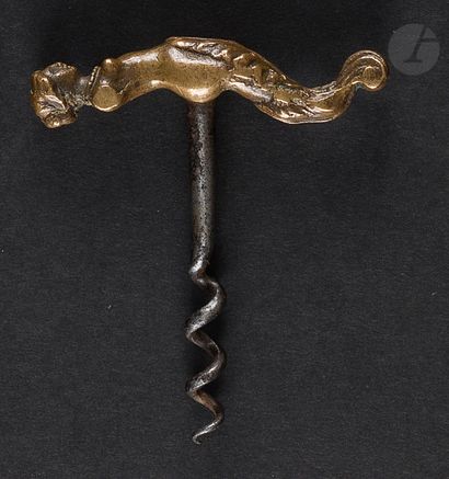 null GUINOT

Simple corkscrew, the bronze handle showing a wavy bather.

Marked "...