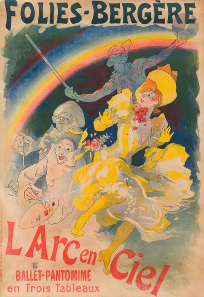Jules Chéret (1836-1932) Folies Bergère,...