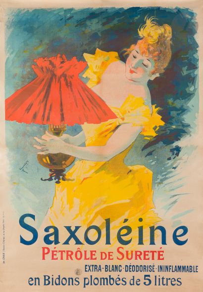 null Jules Chéret (1836-1932)
Saxoléine, pétrole de sûreté, 1891
Chromolithographie....