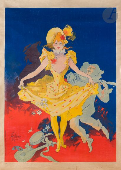 Jules Chéret (1836-1932) Pantomimes lumineuses,...