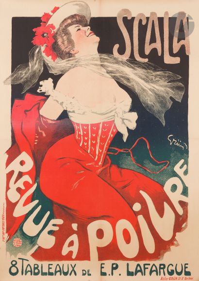 null Jules Alexandre GRÜN (1868-1934)
La Scala, revue à poivre, 1904
Chromolithographie....