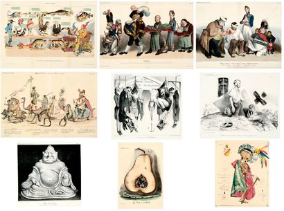 null LA CARICATURE (1830-1835)1 Exceptionnelle collection complète des 530 planches...