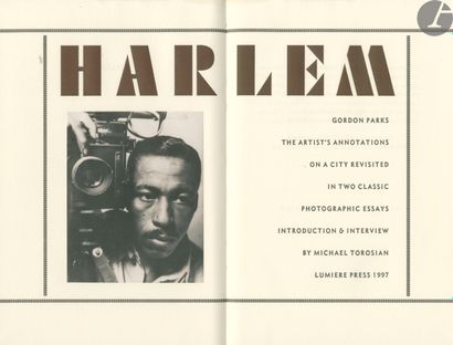 PARKS, GORDON (1912-2006) [Signed]
Harlem.
Lumiere...