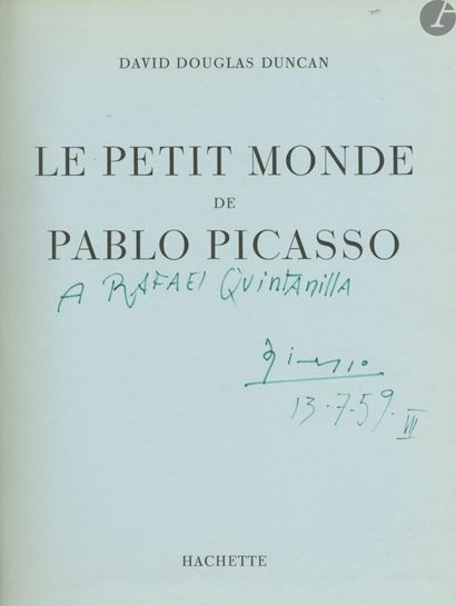 null DUNCAN, DAVID DOUGLAS (1916-2018)
PICASSO, PABLO (1881-1973) [Signed]
Le Petit...