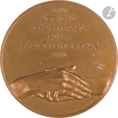 null FRANCE
Médaille en bronze par J.M. Corbin.
Avers : Légion d’honneur.
Revers :...