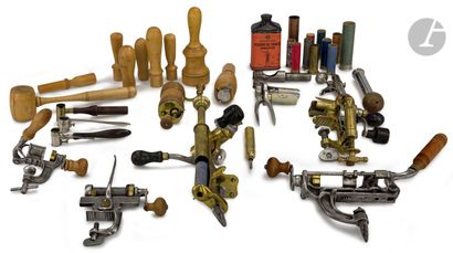 null Set including:
- twelve miscellaneous reloading instruments.
- one mallet.
-...