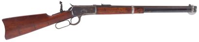  Carabine de selle « Winchester modèle 1892 » 3e type, calibre 44WCF Canon rond avec...