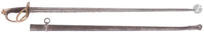 null Dragoon officer's saber model 1854.
Horn handle (missing watermark). Brass mounting,...
