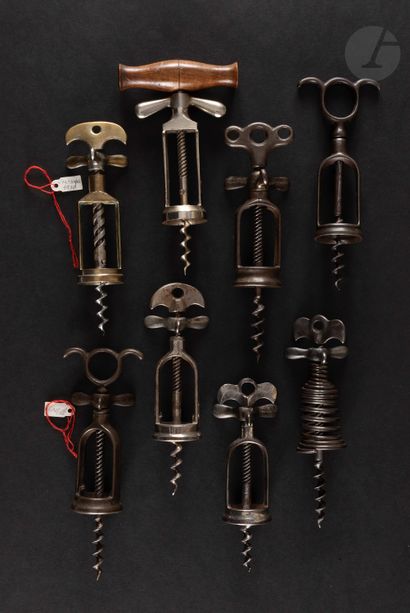 null JEAN-PAUL COVILLE and others

Eight corkscrews with propeller type "Ménagère"...