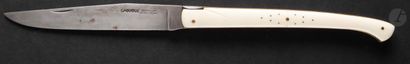 null LAGUIOLE

Large folding knife, the handle in studded ivory.

Marked " LAGUIOLE...