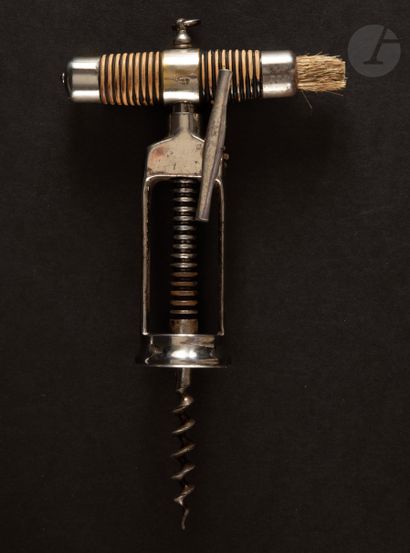 LEBOULLANGER 
Corkscrew with iron rack, the...