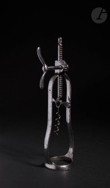 FÉLIX RIOLET 
Corkscrew in two parts, formed...