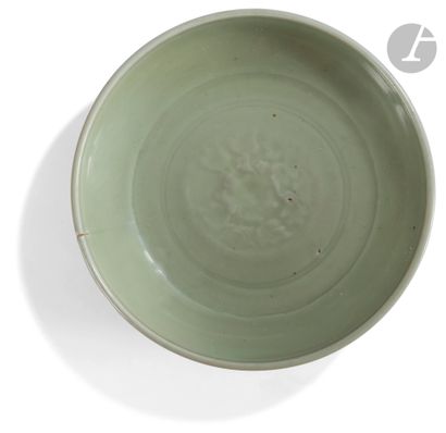 Celadon porcelain dish, China, Ming period,...